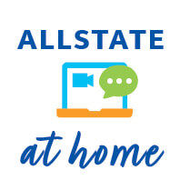 Allstate at Home logo